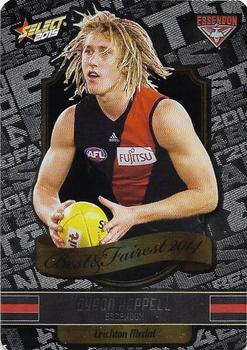 2015 Select AFL Champions - Best & Fairest 2014 #BF5 Dyson Heppell Front